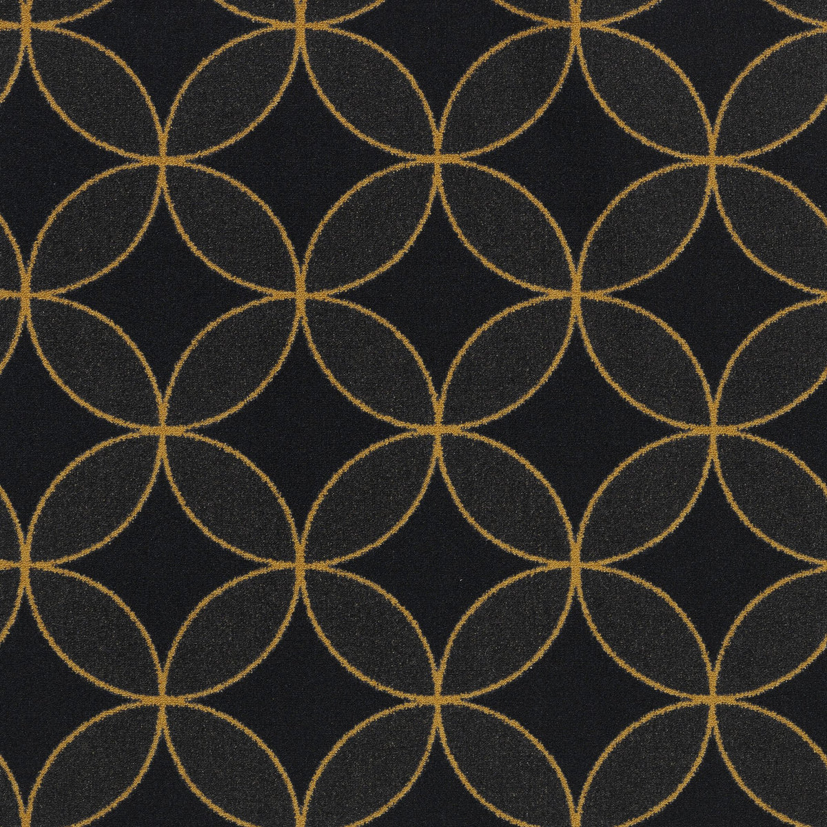 Eclipse home theater carpet in Gold — pattern detail, 13'6 inch broadloom
