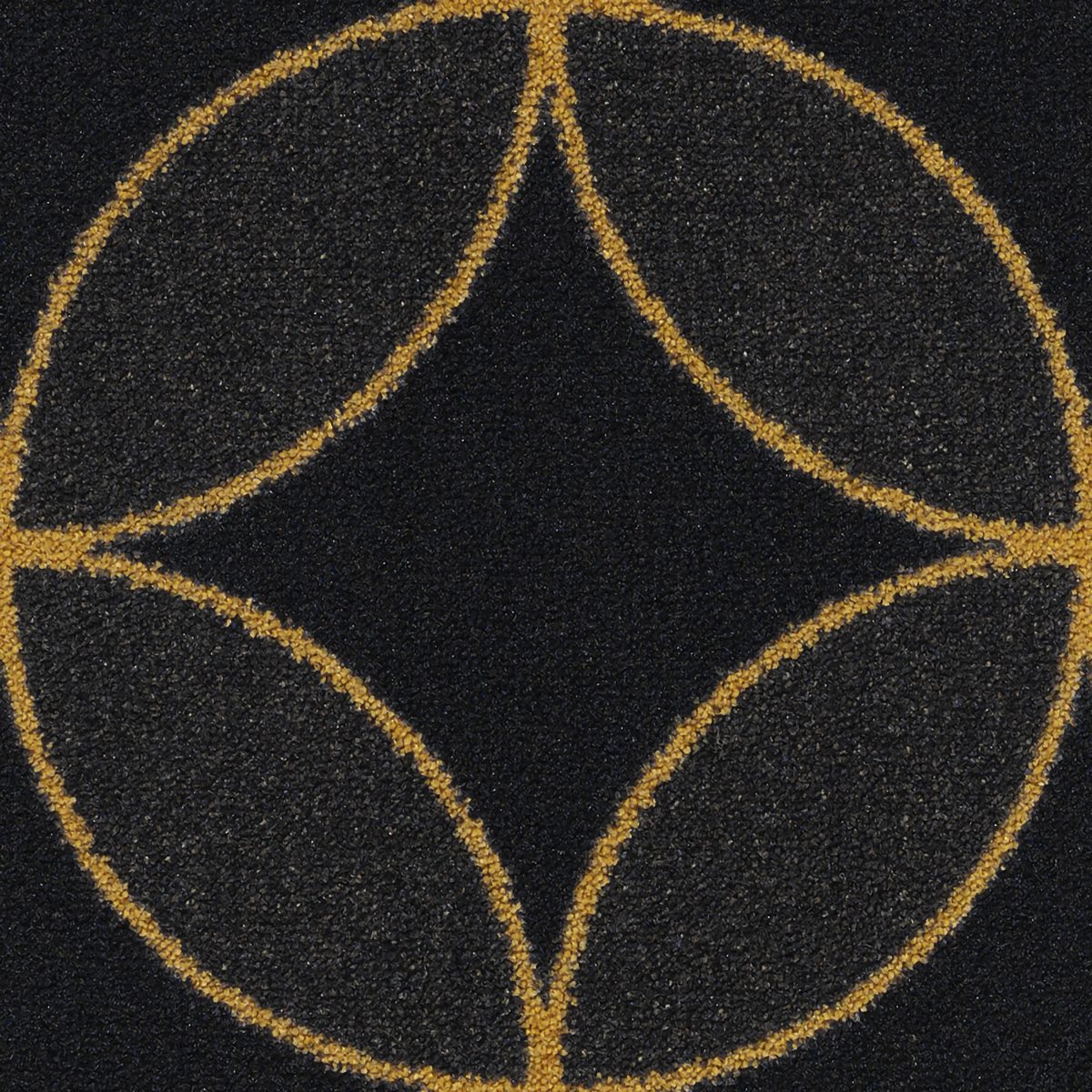 Eclipse carpet in Gold — full 13.5 inch pattern repeat