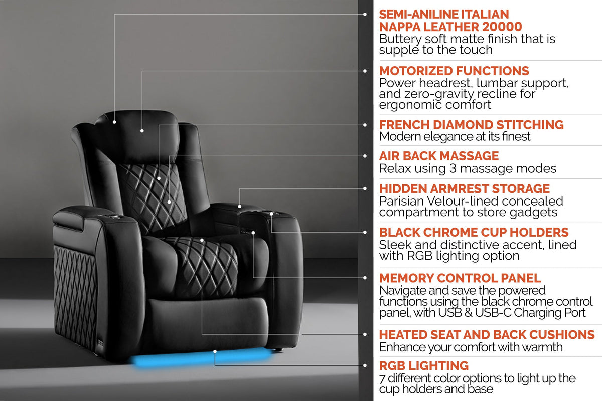 Tuscany Luxury Float™ Zero Gravity Heat & Massage